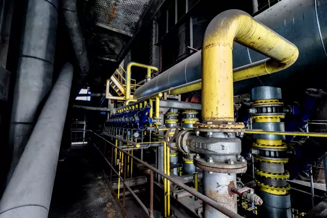 Válvulas industriais revestidas com varetas ERCoCr-A